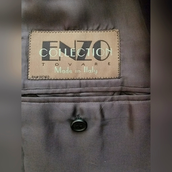 Enzo Collection Made in Italy,  Black Sport Jacket - Picture 8 of 16